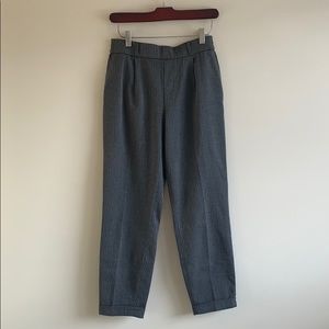 Suzy Shier Grey Stripe Trousers